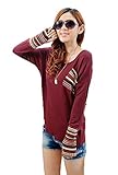 Dreagal New Women's Round Neck Plaid Checked Loose Shirt