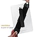 LENMO Tablet Hand Strap Holder Universal 360 Degrees Swivel PU Leather Handle Grip with Elastic Belt Secure Portable for iPad mini (9-10 inch)