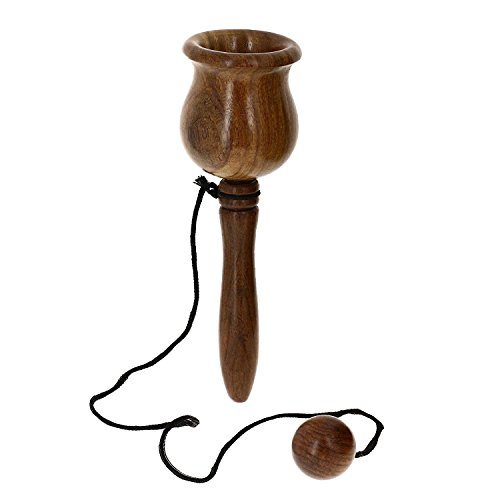 The StoreKing Father’s Day Gifts Rosewood Cup and Ball Game Wooden Toys Handcrafted Gifts for Kids, Men & Women