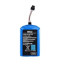 Fashionlook 5000Mah Rechargeable Battery for Wii U Gamepad Battery Repair Accessaries