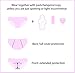3 Pack Assorted Blue Mixed Color Cotton Brief Menstrual Period Panty, Light Incontinence Panty, Absorbent Cotton Panty (Medium)