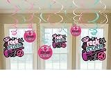 Rocker Princess Swirls Hanging Swirls (12 per package)