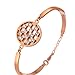 Xinge Women's Bangle Bracelets Watch Set 3 Pieces Rose Gold Tone XG3678BR&0620