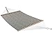 Patio Watcher 14 FT Quick Dry Hammock with Double Size Solid Wood Spreader Bar Outdoor Patio Yard Poolside Hammock with Chains, Waterproof and UV Resistance, 2 Person 450 Pound Capacity
