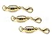 CleverDelights 8 Magnetic Jewelry Clasps - Gold Color - Capsule Style + Lobster Clasp - Clasp Converter