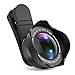 Phone-Camera-Lens-iPhone-Lens, 2 in 1 Lens Kit 0.6X Wide Angle Lens, 20X Macro Lens for iPhone, Pixel, Samsung Galaxy, Android