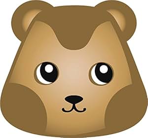 Amazon.com: Cute Kawaii Animal Cartoon Emoji Head Vinyl Decal Sticker