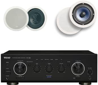 1 x par de Altavoces 100w 9"de Techo con Amplificador estéreo y 1 Duel