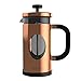 bonVIVO GAZETARO I Large French Press Coffee Maker - Glass French Coffee Press Machine Made of Heat Resistant Stainless Steel and Borosilicate Glass in Copper Finish, With Filter, 34 ounces…