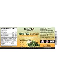 nutrafitz Naturals Complejo B Vitaminas – Vitaminas del Grupo B Conjunto Suplemento...