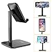 Cell Phone Stand Holder, Multi-Angle Adjustable Smart Phone Desk Stand Dock, Compatible with iPhone, Samsung Galaxy and All Android Phone Up to 10.5 Inch