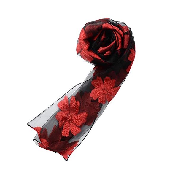 YFZYT Mujeres Bufanda/Echarpe/Pañuelo/Foulard, Larga Suave Chal de Gasa Fina Envoltura, Entretiempo Primavera Verano… | DeHippies.com