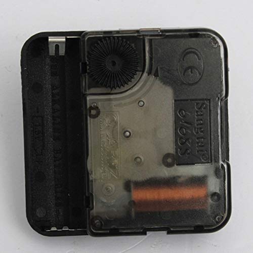 OKIl Kit Quartz Clock Movement Spindle Mechanism Parts Tool Set with Red Hands DIY