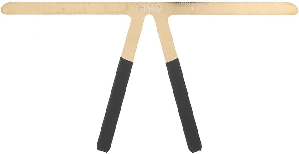 Tattoo Eyebrow Ruler Permanent Makeup Symmetrical Caliper Three-Point Positioning Grooming Shaper Reusable Measure Tool(Gold) - Image 5