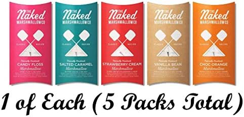 The Naked Marshmallow | Great Value Multi Pack: Original Five-Pack (one of Each)