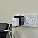 2000W Step-down Converter - 220V to 110V Travel Converter and Adapter for Hair Dryer Cell Phone Laptop International World Travel Plug Power Adapters US/UK/AUS/EU AC Charger Outlet