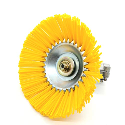 FUMHEUF Universal 8 Inch Grass Trimmer Head Nylon Straw Rope Trimming Head Rusting Brush Cutter Mower Nylon Weeding Head for Lawn Mower