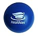 Healthies Therapeutic Squeeze Ball Hand Exerciser Relieves Stress, Joint Pain and Strengthens Your Grip to Improve Performance in Sports and Music - 2.5 inch - Blue