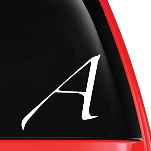 Scarlet A Dawkins Skinny Atheist Decal Vinyl Car Laptop Sticker - EvolveFISH - White 5" x 5.5"