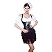 MUKA Gray Punk Vest Corset Top Bustier Waist Cincher Plus Size Lingerie