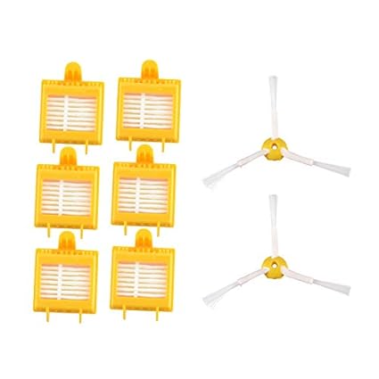 Amazon Com 6pcs Hepa Filters 2pcs Side Brushes 3 Armed For
