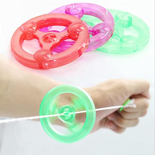 1/5 PC Spinning Wheel Toy Colorful Glow Up Novelty Children's Toys Pull
