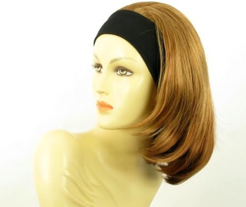 univers perruque Headband Wig Woman Mid-length Dark Blond Smooth Copper Ref: Mady G27