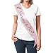 TTCOROCK Baby Shower Light Pink Sash DAD to Be Tinplate Badge Kit Baby Shower Party Gender Reveals Party Gifts