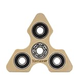 Yomaxer Fidget Spinner Focus Toy Wood Tri-Spinner Hand Fidget EDC for Killing Time