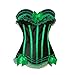 Women's Burlesque Stripe Butterfly Bow Corset Body Shape Bustier Top