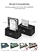 Alxum USB 3.0 to SATA Hard Drive Docking Station for 2.5 & 3.5 inches SATA I,II,III HDD SSD, Support UASP, Super Speed up to 6Gbps, Black