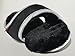 Mraw Unisex Water-proof Foldable/Adjustable Wrap around Earmuffs (Black)