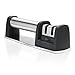 Knife Sharpener,Flytt 2 Stage Professional Manual Kitchen Knife Sharpener with Coarse and Fine Sharpening System for Steel Knives,Black