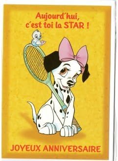 Grafix Carte D Anniversaire Les 101 Dalmatiens Sport Tennis Enfant 16 Amazon Fr Jeux Et Jouets