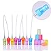 MUB Travel Refillable Small Glass Perfume Bottles 0.3 oz Essentials Frosting Spray Sample 10ml Mini Atomizer Sample Vials Christmas Day Gift