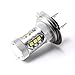 Xotic Tech H7 LED Fog Light Bulbs w/Projector Lens, High Power 80W (Xenon White)