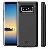 Galaxy Note 8 Battery Case 6500mAh, Himino Extended Battery Charger Case Rechargeable Power Bank Battery Charging Case for Samsung Galaxy Note 8 (Black)