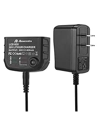 Powerextra LCS1620 - Cargador de batería de iones de litio para Black+Decker (16 V, 20 V)