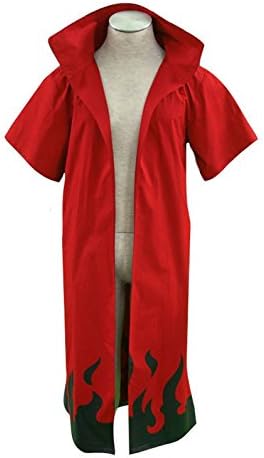 Decalon Naruto Cosplay Costume Hokage Uzumaki Cloak