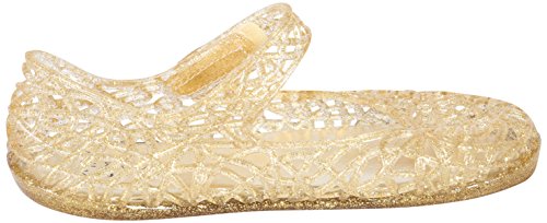 Stepping Stones Girls Mary Jane Jelly Closed Toe Bird Nest Sandals, Gold, 8 M US Toddler'