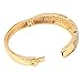 Fashion Jewelry Set Women 18k Gold Plated Necklace Bracelet Earrings Present Set by NYKKOLA