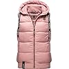 Navahoo Kassidy Gewatteerde damesvest, licht outdoorvest, overgangsjas met capuchon, XS-3XL