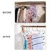 Myfolrena Hangers for Pants Clothes Hanger Non Slip Updated S-Shaped 5 Layers Hangers Closet Space Saver for Jeans Scarf Tie(6-Pack)