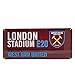 Official Licensed West Ham United F.C - Metal Street Sign (CL)