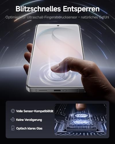 SMARTDEVIL [3 Pack Tempered Glass for Samsung Galaxy S26 - HD Screen Protector Made of 9H Screen Protector,Bubble-Free Installation,Fingerprint Unlock & Face ID Compatible,Case Friendly