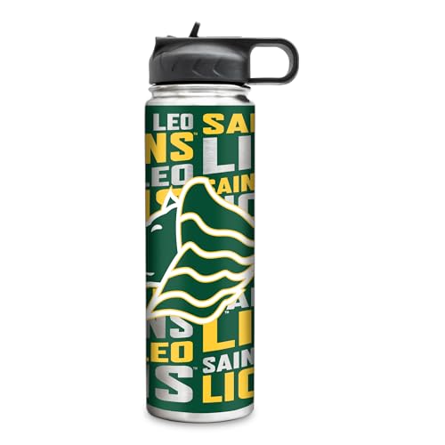 Rico Industries NCAA Saint Leo Lions Standard 22oz Stainless Steel Tumbler with…