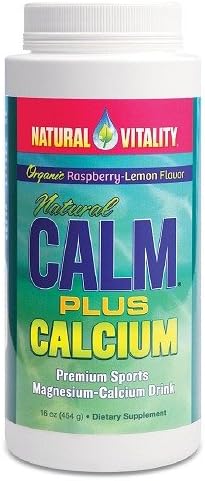 Amazon Com Natural Vitality Natural Calm Magnesium Plus Calcium Powder Raspberry Lemon 16 Oz Health Personal Care