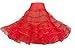 Hip Hop 50s Shop Womens Vintage Rockabilly Tutu Petticoat 3X/4X Red