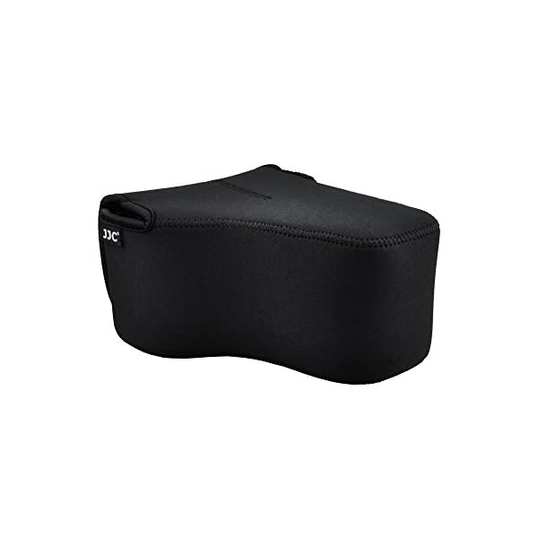 JJC DSLR Kameratasche SLR Spiegelreflex Kamera-Schutzhülle mit Neopren Schutz für Canon EOS 77D 80D 760D 750D 700D 60D Nikon D7500 7200 D7100 D5600 D5500 D5300 mit Objektiv (bis zu 148 x 113 x 188mm)