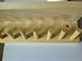 Baseball Bat Rack and Ball Holder Display Natural Finish Meant to Hold up to 11 Mini Collectible Bats and 4 Baseballs
